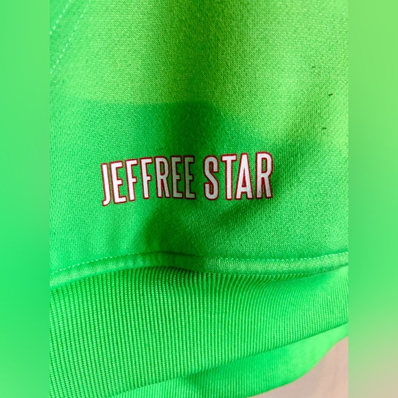 Jeffree Star Psychedelic Circus “neon melt” hoodie, Unisex size XL 💚💚💚🍄 - Picture 5 of 5